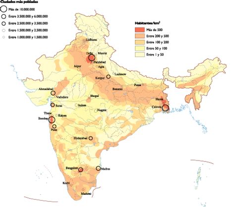 India Population map | Vector maps