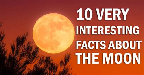 10 Interesting Facts About the Moon