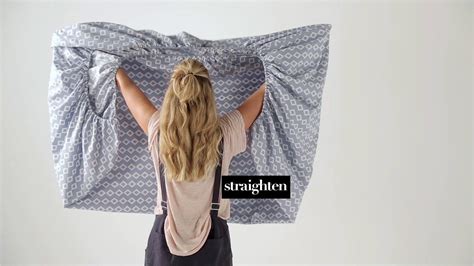 How To Fold A Fitted Sheet | Linen House - YouTube | Folding fitted ...