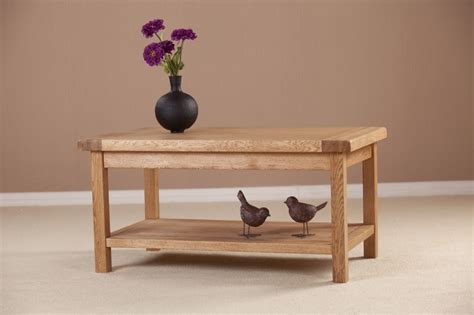 Rustic Oak Coffee Table - Oak Barn Furnishings