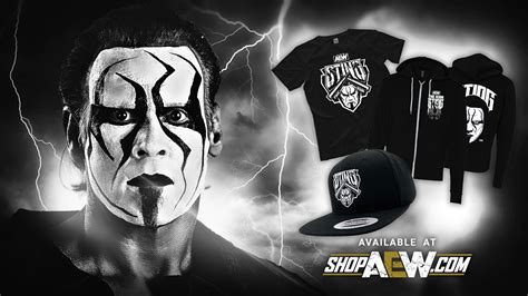 Sting's New AEW T-Shirt Sets New Record for Pro Wrestling Tees