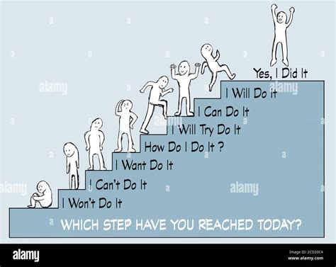 Motivational cartoon hi-res stock photography and images - Alamy