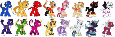 Sonic/mlp crossover. | Disney characters, My little pony, Character