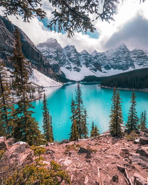 Moraine Lake in September. Alberta, Canada [1200x1500][OC] : r/EarthPorn