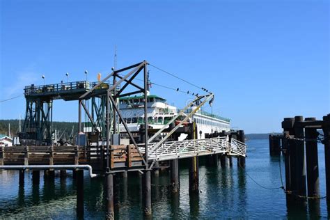 Ferry Boat at Friday Harbor, Washington Stock Photo - Image of friday ...