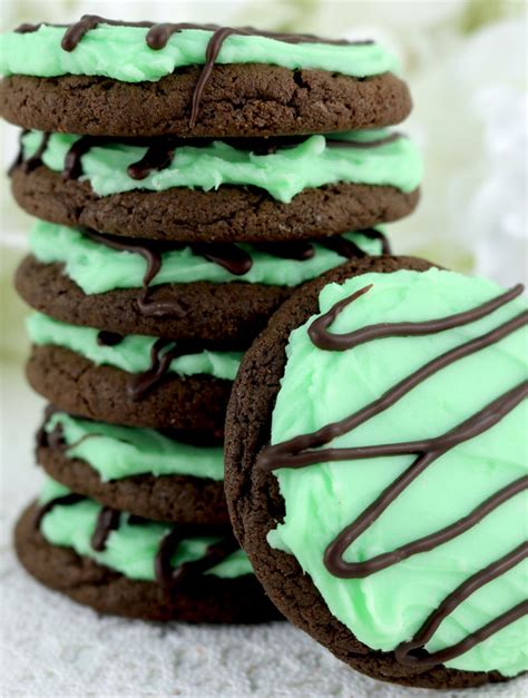 Chocolate Mint Cookies - Two Sisters