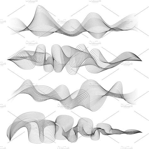 Abstract sound waves | Wave illustration, Sound waves, Wave art