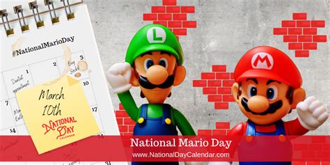 NATIONAL MARIO DAY - March 10 | Mario day, Mario, Happy national day