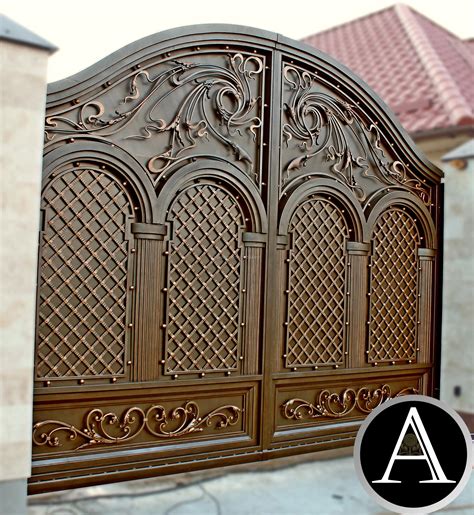 Metal Gate Design Ideas : A Beautiful Metal Framed Cedar Side Gate ...