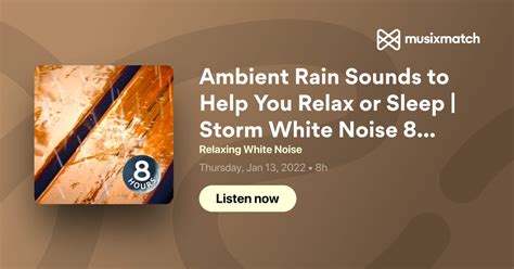 Ambient Rain Sounds to Help You Relax or Sleep | Storm White Noise 8 ...