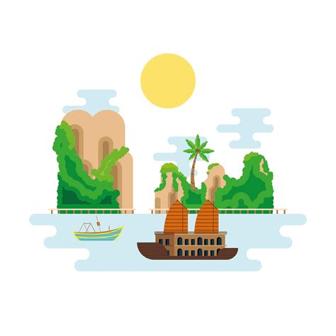 vietnam culture scene 3822646 Vector Art at Vecteezy