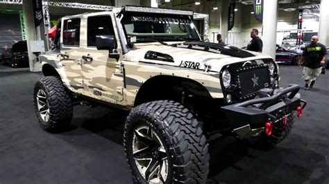 Custom Lifted Jeep Wrangler – Camouflage Wrap – J-Star ... |