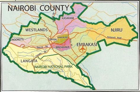 Nairobi Sub Counties Explained Tuko.co.ke