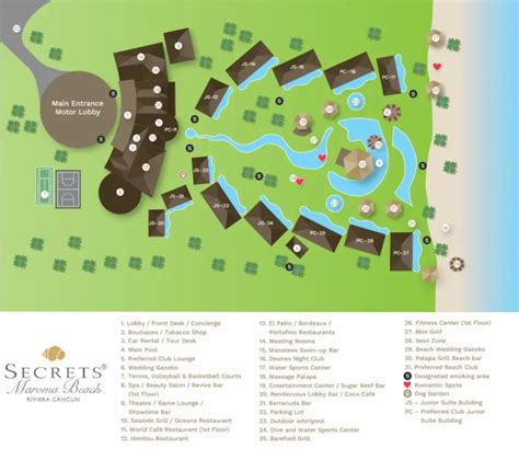 Secrets Maroma Beach Riviera Cancun Map (2023 - 2020) | TravelTips.org