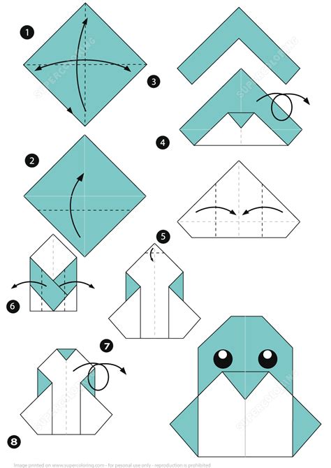 11+Simple Origami Penguin Instructions | My Bioth