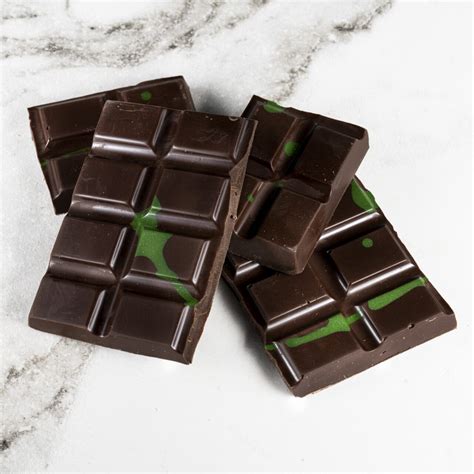 100g Dark Mint Bar - Chocolate Country