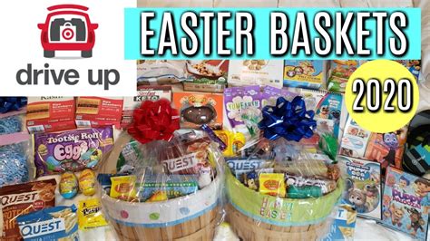 WHAT'S IN MY KIDS EASTER BASKETS 2020! TARGET HAUL/DRIVE UP! - YouTube