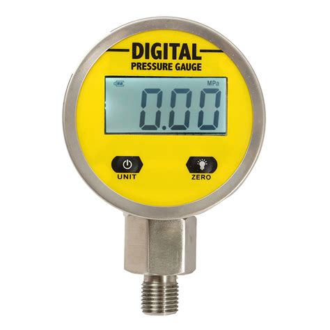 Digital Display Oil Pressure Hydraulic Gauge Pressure Test Meter 250BAR ...