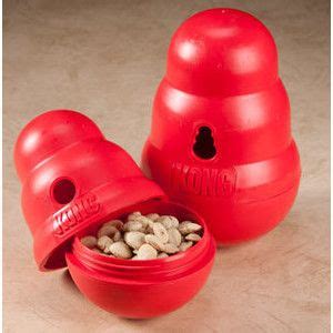 Kong Wobbler Treat Dispensing Dog Toy | Kong Toys for Dogs | Dog toys ...