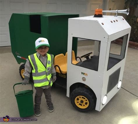 Kid Garbage Truck Driver Costume