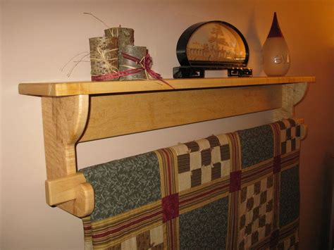 Wall hanging Quilt Rack and Shelf (2) - by Paul Pomerleau @ LumberJocks ...