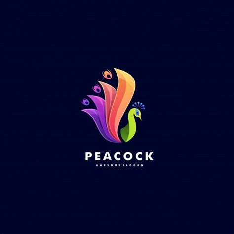 Logo illustration peacock | Premium Vector #Freepik #vector #logo # ...