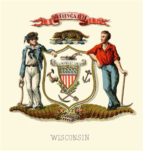 Wisconsin Symbols | Wisconsin State Coat of Arms