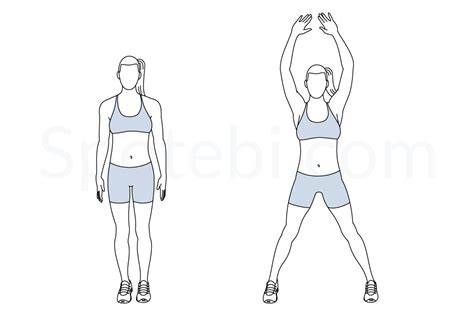 Jumping Jacks | Illustrated Exercise Guide