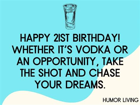 45+ Funny 21st Birthday Quotes - Humor Living