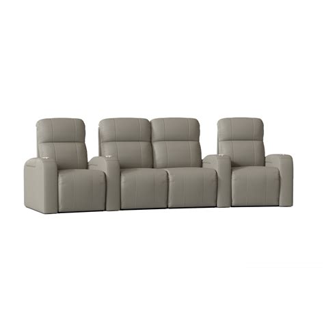 Latitude Run® 131.5'' Wide Home Theater Seating with Cup Holder | Wayfair