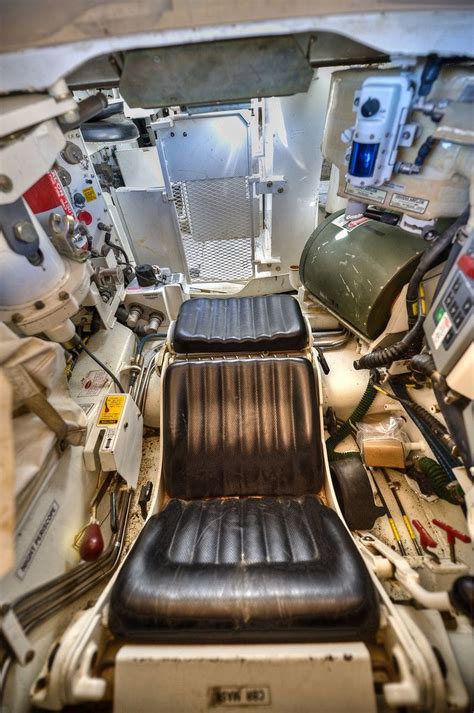 This is the driver station of an M1 Abrams tank and the impressive ...