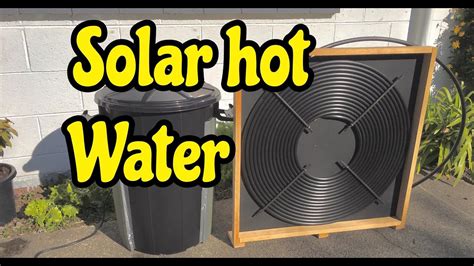 Homemade Solar Water Heater