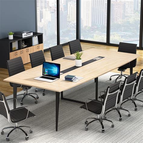 Buy Tribesigns 8FT Conference Table, 94.48L x 47.21W x 29.52H Inches ...