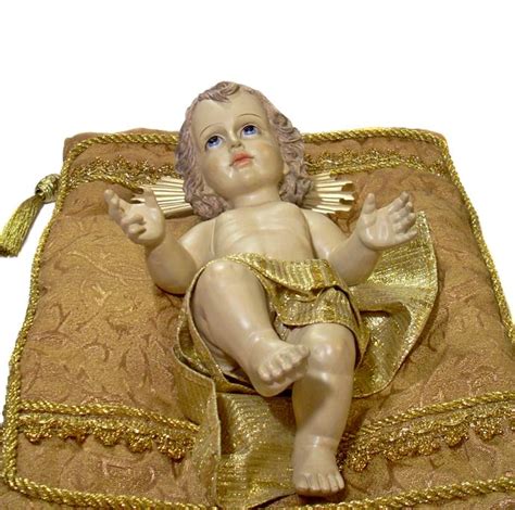 ADORABLE CHRISTMAS BABY JESUS RELIGIOUS STATUE FOR NATIVITY MANGER ...