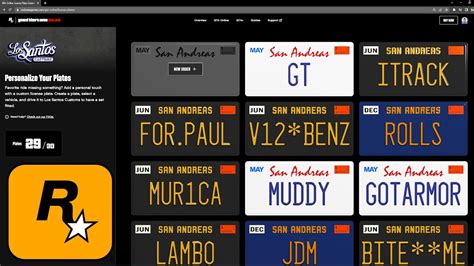 GTA 5 - NEW Custom LICENSE PLATE Creator is Live! (Custom Plates Guide ...