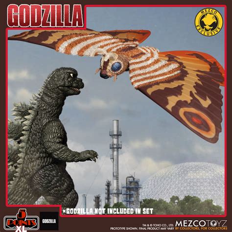 5 Points XL Mothra vs. Godzilla (1964): Mothra and Shobijin Twins Boxed ...