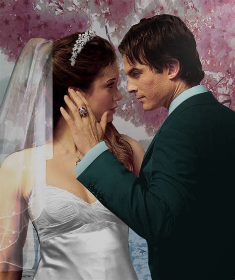 Damon/Elena ღ - Damon & Elena Fan Art (16520806) - Fanpop