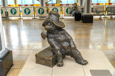 Paddington Bear's Statue At Paddington Station Has A New Home