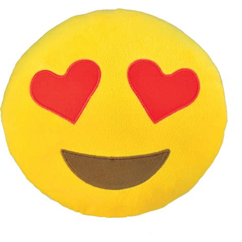 Emoji Large Pillow, Heart Eyes - Walmart.com