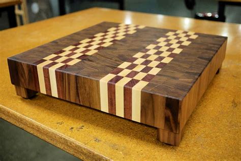 Free 3d end grain cutting board plans - amazingret