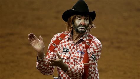 Rodeo Clown Lecile Harris performed at PRCA Rodeo