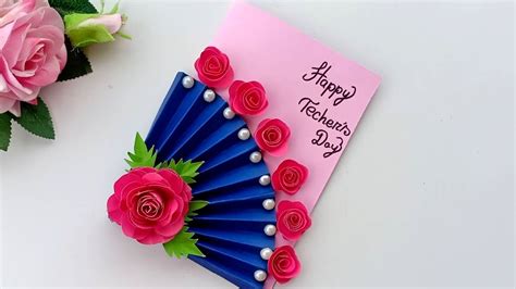 DIY Teacher's Day card/ Handmade Teachers day card making idea - YouTube