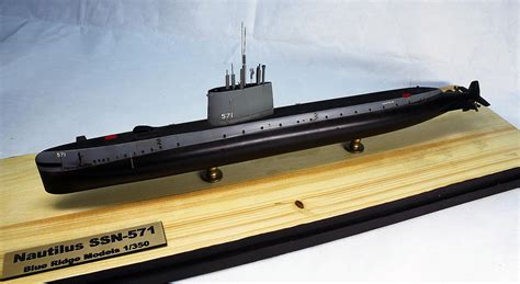 Submarine model kit USS Nautilus SSN-571from Blue Ridge Models | Model ...