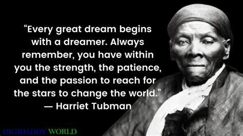 33 Harriet Tubman Famous Quotes On Slavery, Freedom - DigiDaddy World