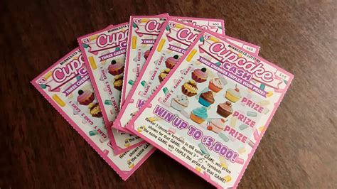 Cupcake Cash - $1 MN Lottery Scratchies - Winners!! $$$ - YouTube