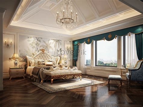 Interior Design Effect Map Of European Style Bedroom Picture And HD ...