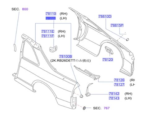 NISMO Heritage Rear Quarter Panel LHS - R33 GTR BCNR33