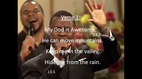 My God is Awesome - Charles Jenkins Lyrics - #SAH #Gospel - YouTube Music