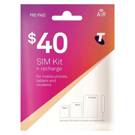 Telstra $40 Prepaid SIM Card Starter Kit | AUDITECH