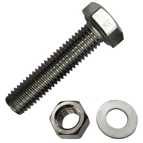 Zinc Plated MS Nut Bolt Washer Set, Hex, Rs 75 /kg Singh Forgings | ID ...